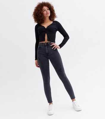 Black Skinny Jeans Tall Women's | Georgia High Rise | American Tall